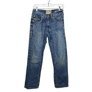 Ariat Mens M5 Straight Fit Straight Leg Jeans Mens 29 x  Medium Wash Cotton